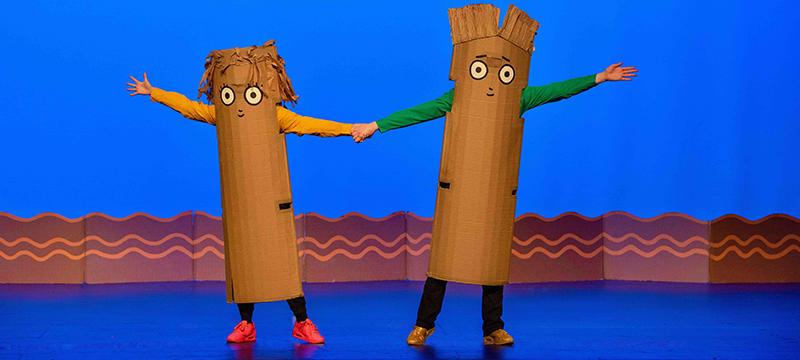 The Paper Bag Players Ticketing Banner